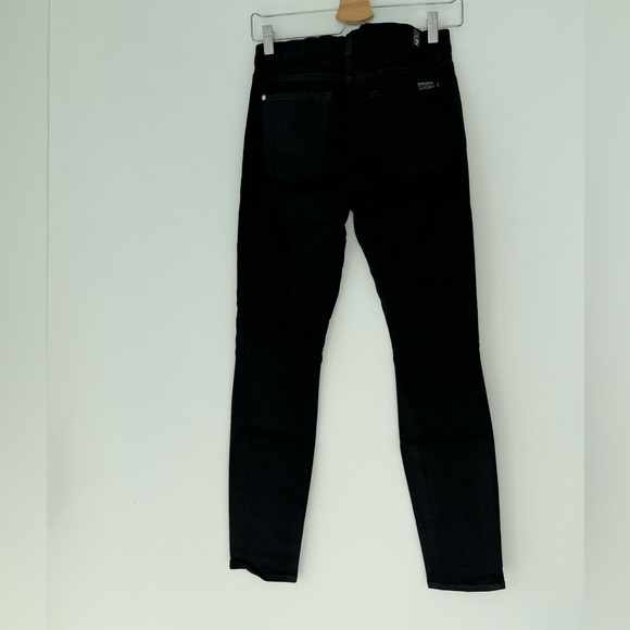 7 For All Mankind ripped black jeans - Picture 2 of 6